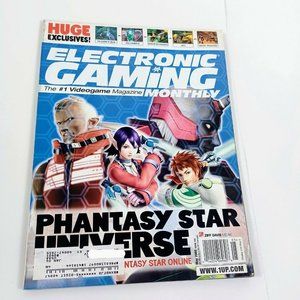Electronic Gaming Monthly Magazine Phantasy Star Universe 191 May 05 *MINOR WEAR
